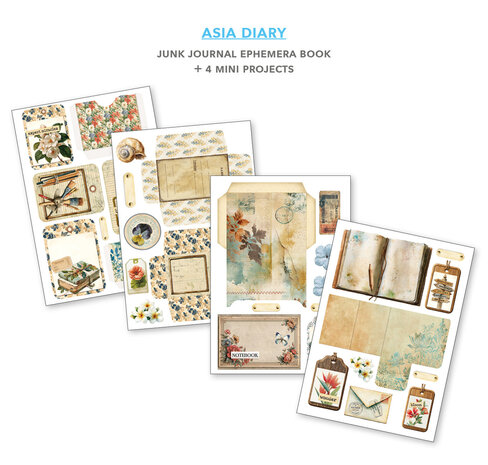 Ciao Bella Papercrafting PRE-ORDER Asia Diary A4 Junk Journal Ephemera Book (CBB028) Ciao Bella Papercrafting PRE-ORDER Asia Diary A4 Junk Journal Ephemera Book (CBB028)