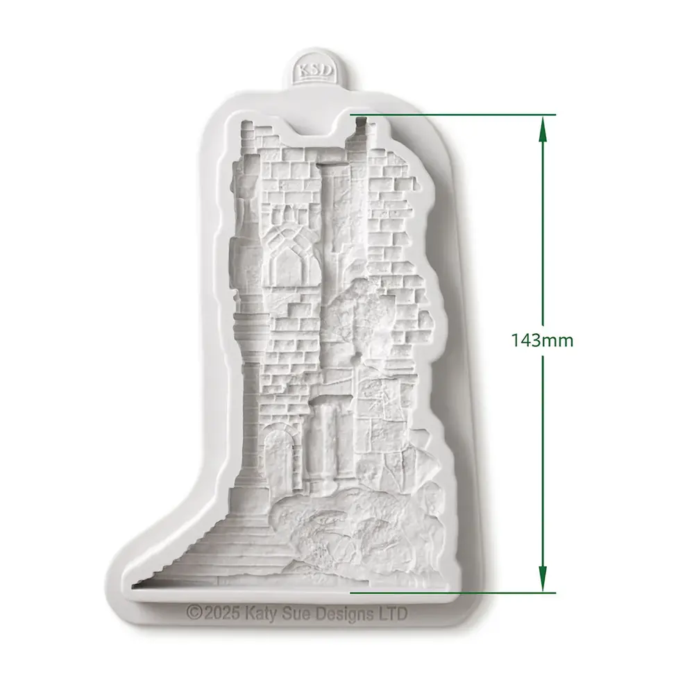 Cosmic Shimmer Silicone Mould Castle Ruins (CE0160-CS)