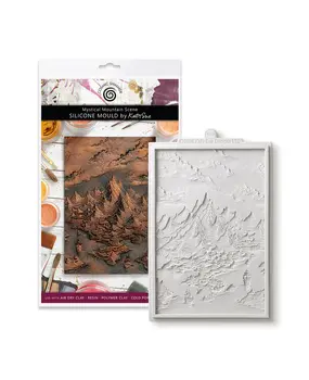 Cosmic Shimmer Silicone Mould Mystical Mountain Scene (CE0161-CS)