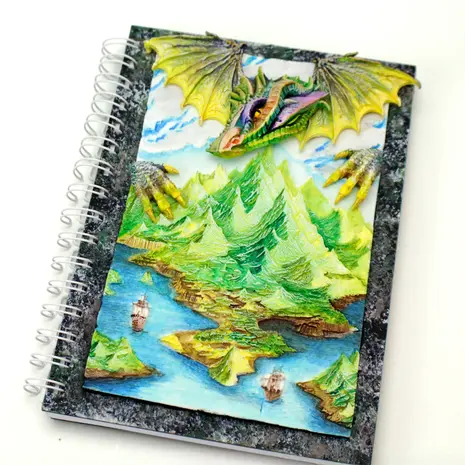 Cosmic Shimmer Silicone Mould Mystical Mountain Scene (CE0161-CS)