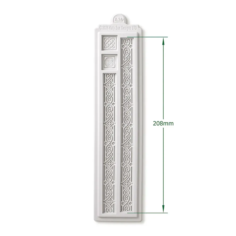 Cosmic Shimmer Silicone Mould Eastern Knot Border (CE0162-CS)