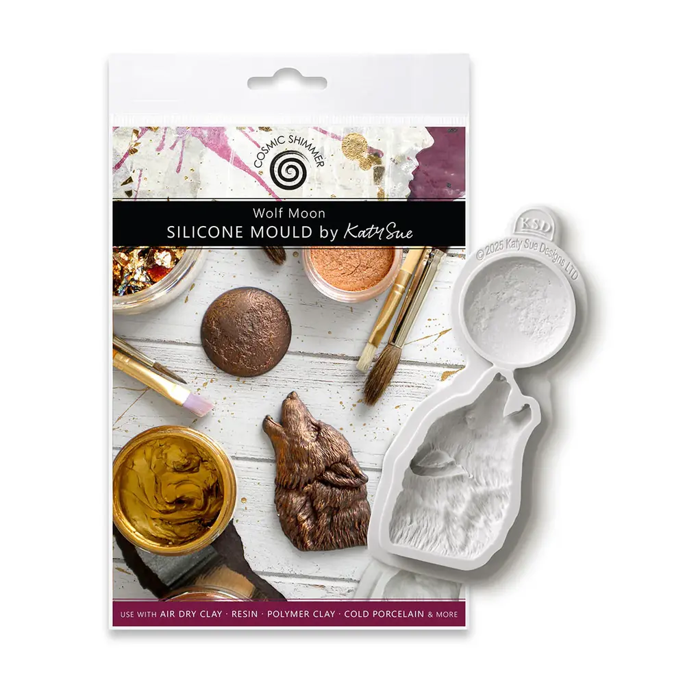 Cosmic Shimmer Silicone Mould Wolf Moon (CF0078-CS)