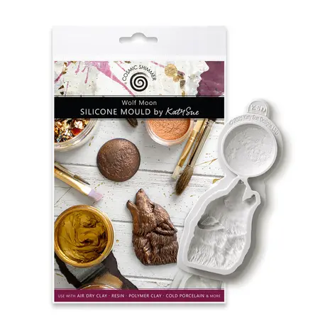 Cosmic Shimmer Silicone Mould Wolf Moon (CF0078-CS)