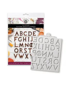 Cosmic Shimmer Silicone Mould Iron Alphabet (DM0052-CS)