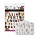 Cosmic Shimmer Silicone Mould Gothic Font Uppercase Alphabet (CA0225-CS)