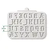 Cosmic Shimmer Silicone Mould Gothic Font Uppercase Alphabet (CA0225-CS)