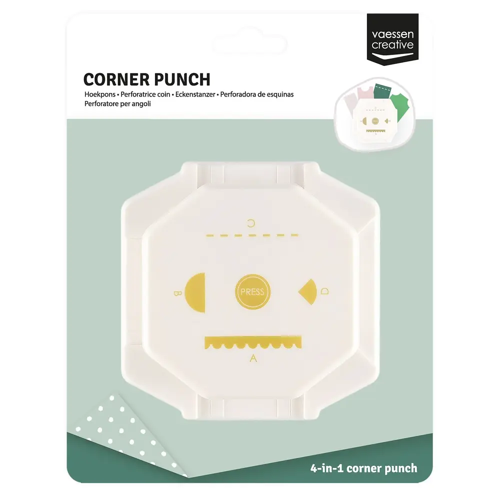 Vaessen Creative 4 in 1 Hoekpons Tickets (2137-136)