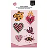 Vaessen Creative Boho Stories Clear Stamps Milagro Hearts (3625-0501) Vaessen Creative Boho Stories Clear Stamps Milagro Hearts (3625-0501)