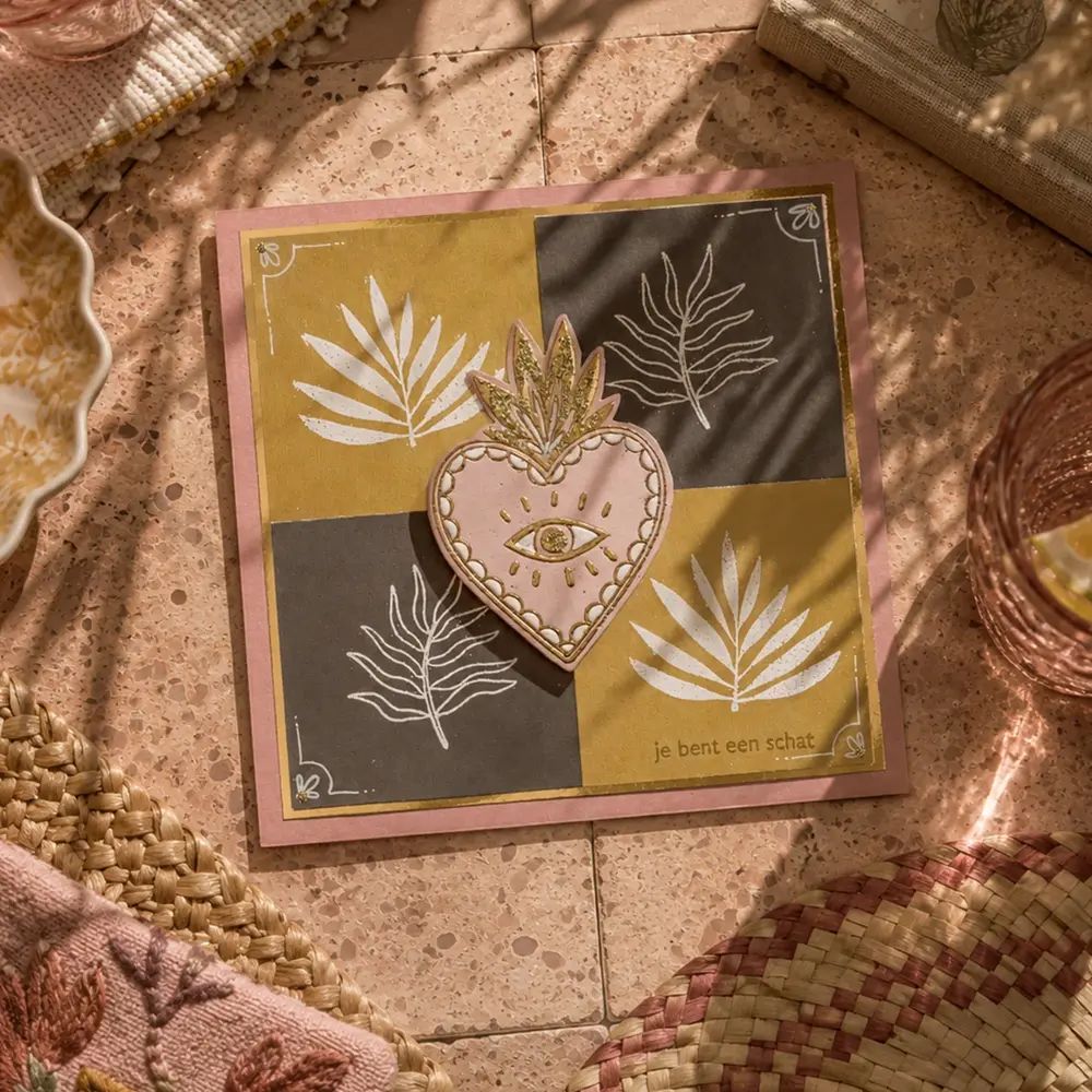 Vaessen Creative Boho Stories Clear Stamps Milagro Hearts (3625-0501) Vaessen Creative Boho Stories Clear Stamps Milagro Hearts (3625-0501)