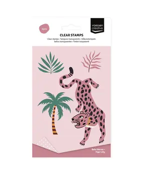 Vaessen Creative Boho Stories Clear Stamps Tiger Lilly (3625-0502) Vaessen Creative Boho Stories Clear Stamps Tiger Lilly (3625-0502)