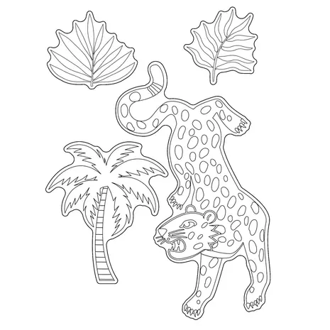 Vaessen Creative Boho Stories Clear Stamps Tiger Lilly (3625-0502) Vaessen Creative Boho Stories Clear Stamps Tiger Lilly (3625-0502)