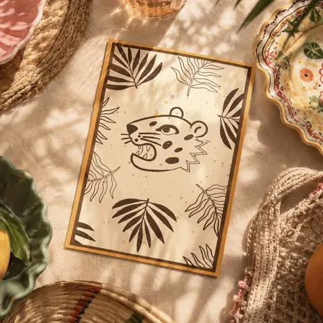 Vaessen Creative Boho Stories Clear Stamps Tiger Lilly (3625-0502) Vaessen Creative Boho Stories Clear Stamps Tiger Lilly (3625-0502)