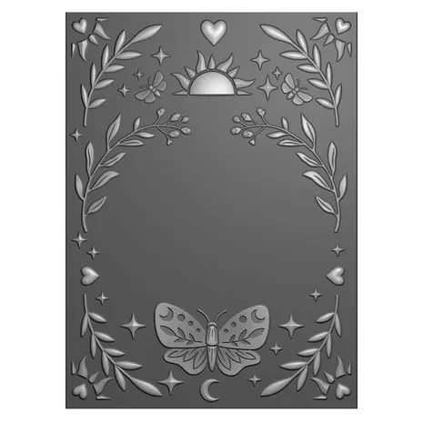 Vaessen Creative Boho Stories 3D Embossing Folder + Stencil Twilight Tarot (3625-0505) Vaessen Creative Boho Stories 3D Embossing Folder + Stencil Twilight Tarot (3625-0505)