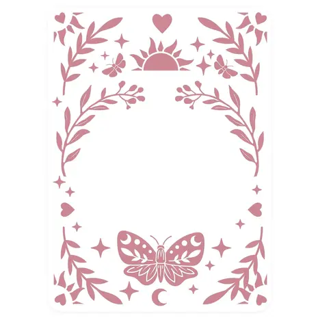 Vaessen Creative Boho Stories 3D Embossing Folder + Stencil Twilight Tarot (3625-0505) Vaessen Creative Boho Stories 3D Embossing Folder + Stencil Twilight Tarot (3625-0505)