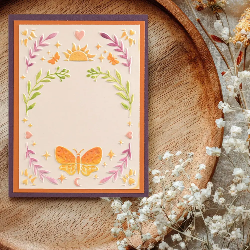 Vaessen Creative Boho Stories 3D Embossing Folder + Stencil Twilight Tarot (3625-0505) Vaessen Creative Boho Stories 3D Embossing Folder + Stencil Twilight Tarot (3625-0505)