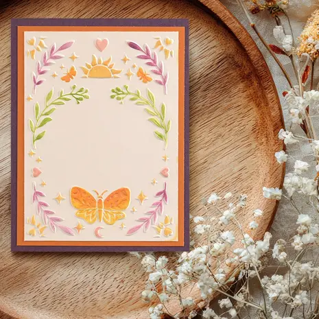 Vaessen Creative Boho Stories 3D Embossing Folder + Stencil Twilight Tarot (3625-0505) Vaessen Creative Boho Stories 3D Embossing Folder + Stencil Twilight Tarot (3625-0505)