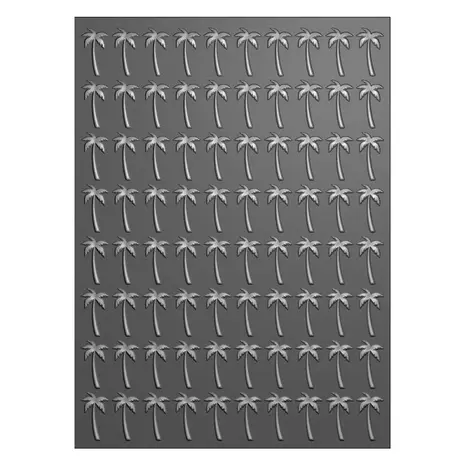 Vaessen Creative Boho Stories 3D Embossing Folder + Stencil Wavy Palm Trees (3625-0506) Vaessen Creative Boho Stories 3D Embossing Folder + Stencil Wavy Palm Trees (3625-0506)