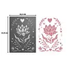 Vaessen Creative Boho Stories 3D Embossing Folder + Stencil Flower Dreams (3625-0507) Vaessen Creative Boho Stories 3D Embossing Folder + Stencil Flower Dreams (3625-0507)
