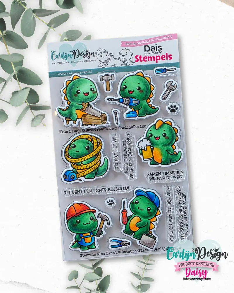 Carlijn Design Stempels Klus Dino's by DaisCreaPlace (CDST-0177) Carlijn Design Stempels Klus Dino's by DaisCreaPlace (CDST-0177)