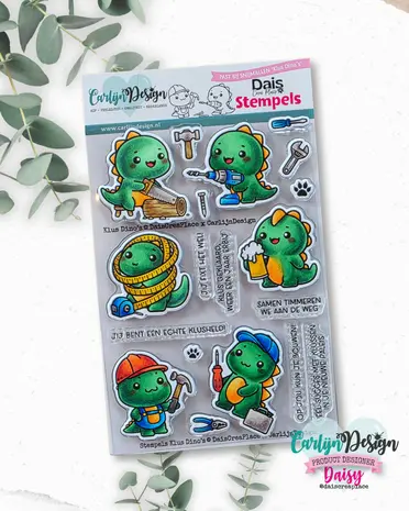 Carlijn Design Stempels Klus Dino's by DaisCreaPlace (CDST-0177) Carlijn Design Stempels Klus Dino's by DaisCreaPlace (CDST-0177)