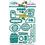 Carlijn Design Snijmallen Construction Companions by Ilona Maakt (CDSN-0379)