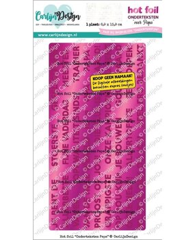 Carlijn Design Hot Foil Onderteksten Papa by CarlijnDesign (CDHF-0092) Carlijn Design Hot Foil Onderteksten Papa by CarlijnDesign (CDHF-0092)