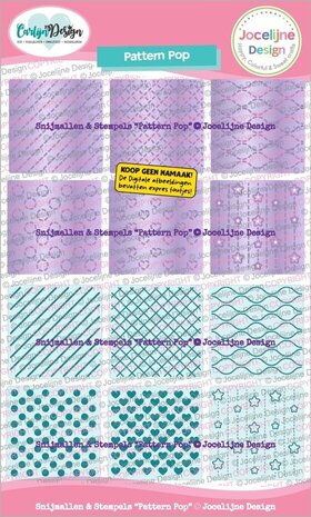 Carlijn Design Stempels & Snijmallen Pattern Pop by Jocelijne Design (CDJD-0087) Carlijn Design Stempels & Snijmallen Pattern Pop by Jocelijne Design (CDJD-0087)