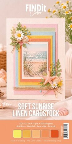 Find It Trading Linen Cardstock Pack 4K Soft Sunrise (FITCB4k009) Find It Trading Linen Cardstock Pack 4K Soft Sunrise (FITCB4k009)