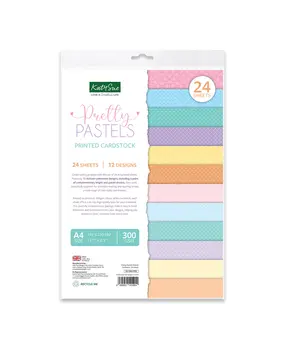 Katy Sue Pretty Pastels A4 Printed Cardstock (03-10067PPB)