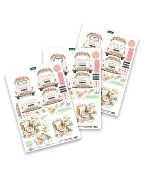 Katy Sue 3D Die-Cut Decoupage Just Maried (11-DCD755)