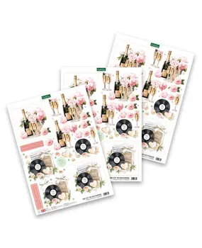 Katy Sue 3D Die-Cut Decoupage Vintage Celebrations (11-DCD756)