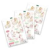 Katy Sue 3D Die-Cut Decoupage Wedding Shoes (11-DCD757)