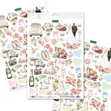 Katy Sue Die Cut Embellishments Forever & Always (12-DCE022WD)