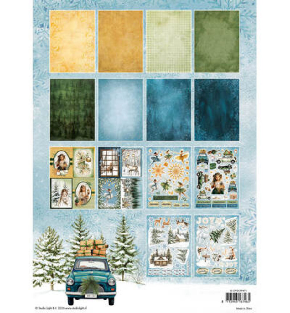Studio Light PRE-ORDER Christmas Forest A4 Die-Cut Paper Pad (SL-CF-DCPP473)