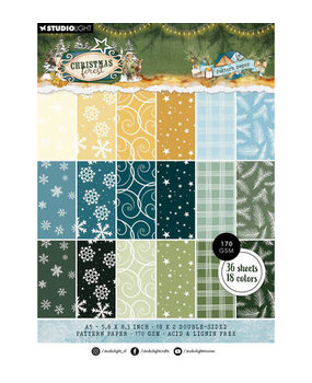 Studio Light PRE-ORDER Christmas Forest A5 Pattern Paper Pad (SL-CF-PPP477)