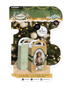 Studio Light Christmas Forest Giftbox Paper Pad Giftbag (SL-CF-GBPP481) Studio Light Christmas Forest Giftbox Paper Pad Giftbag (SL-CF-GBPP481)