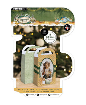 Studio Light PRE-ORDER Christmas Forest Giftbox Paper Pad Giftbag (SL-CF-GBPP481)