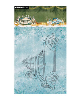 Studio Light PRE-ORDER Christmas Forest Clear Stamp Xmas Car (SL-CF-STAMP952)