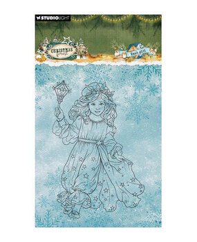 Studio Light PRE-ORDER Christmas Forest Clear Stamp Xmas Girl (SL-CF-STAMP953)