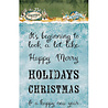 Studio Light PRE-ORDER Christmas Forest Clear Stamp Sentiments (SL-CF-STAMP954)