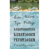 Studio Light Christmas Forest Clear Stamp Kerst Groet (SL-CF-STAMP955)