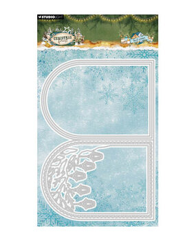 Studio Light PRE-ORDER Christmas Forest Snijmal Folded Card Shape (SL-CF-CD1111)
