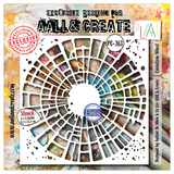 AALL and Create Masking Stencil 6x6 Inch Bubble Field (AALL-PC-263)