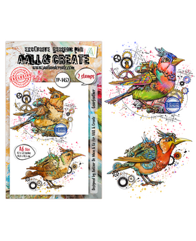 AALL and Create Clear Stamp Set A6 Gearfeather (AALL-TP-1452)