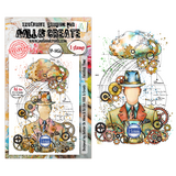 AALL and Create Clear Stamp Set A6 Faceless Time (AALL-TP-1456)