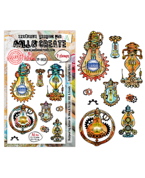 AALL and Create Clear Stamp Set A6 Coglight Relics (AALL-TP-1458)