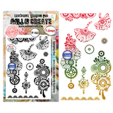 AALL and Create Clear Stamp Set A6 Frise Pendentifs (AALL-TP-1461)