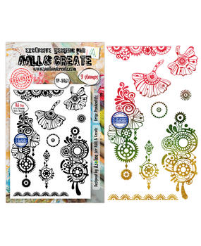 AALL and Create Clear Stamp Set A6 Frise Pendentifs (AALL-TP-1461)