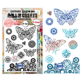 AALL and Create Clear Stamp Set A6 Papillons (AALL-TP-1462)