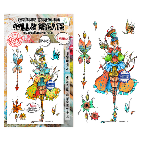 AALL and Create Clear Stamp Set A6 Aether Huntress (AALL-TP-1463)